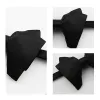 Men's Plain Solid Color Oversized Pointed Bow Tie sold by FloralTrip