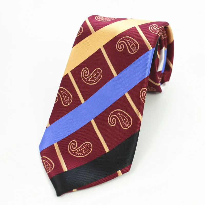 3Pcs Men's Striped Paisley Mixed Pattern Necktie Set sold by FloralTrip product image thumbnail 2