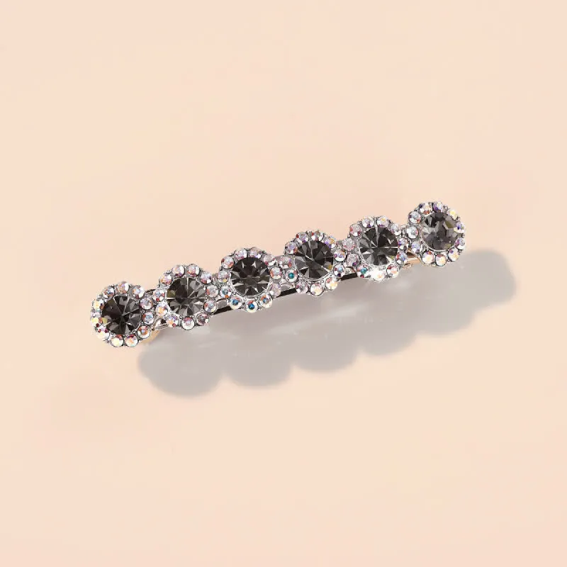 Women's Gorgeous Rhinestone Floral Small Hair Clip sold by FloralTrip