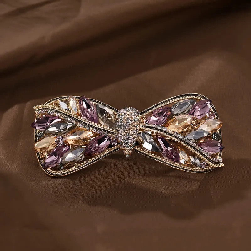 Women's Shiny Twist Bow Knot Shape Hair Clip sold by FloralTrip