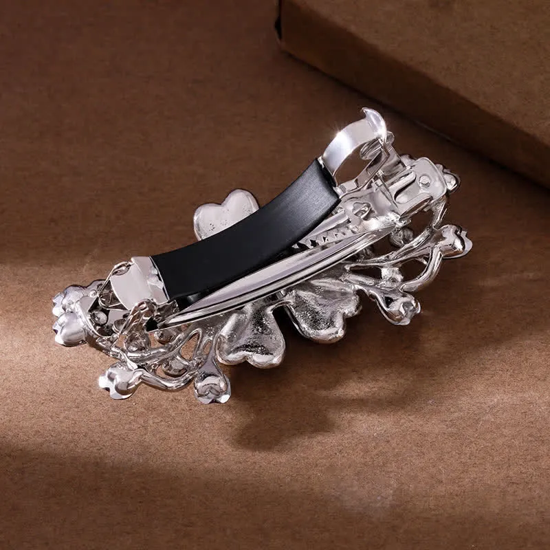 Women's Elegant Floral Sparkly Crystal Hair Clip sold by FloralTrip product image thumbnail 4