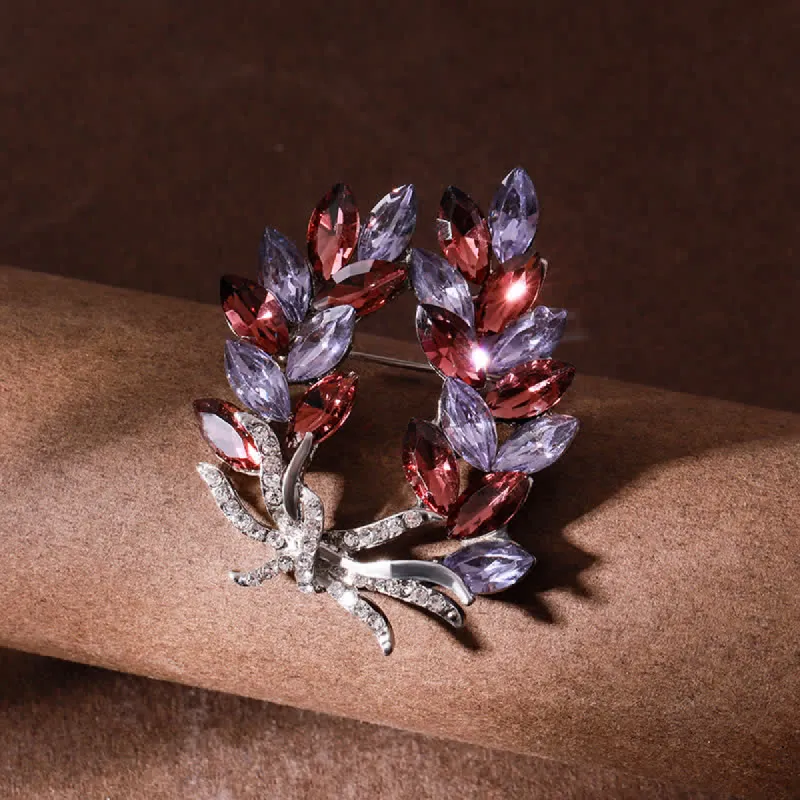 Women's Luxury Wheat Ear Bouquet Brooch sold by FloralTrip