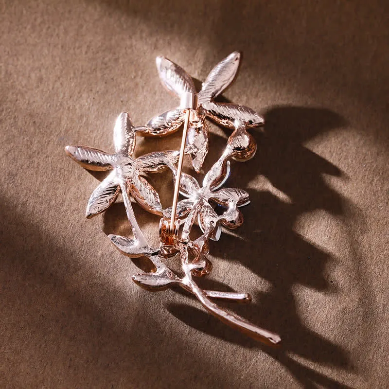 Women's Sparkling Rhinestone Flower Brooch sold by FloralTrip product image thumbnail 4