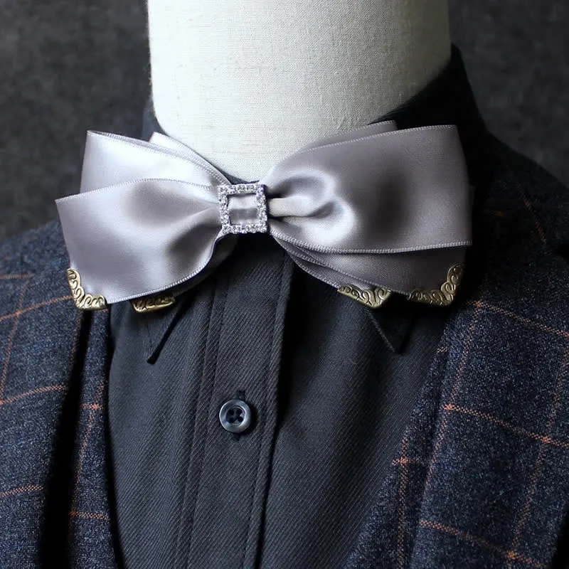 Men's Noble Classical Triple Layered Marriage Bow Tie sold by FloralTrip