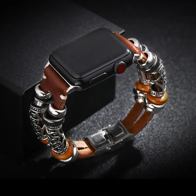 Embossed Ornament Wristband Watch Band sold by FloralTrip product image thumbnail 2