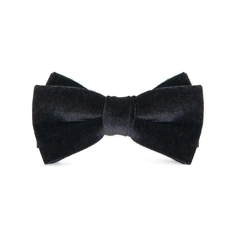 Men's Luxurious Double Layers Velvet Bow Tie sold by FloralTrip