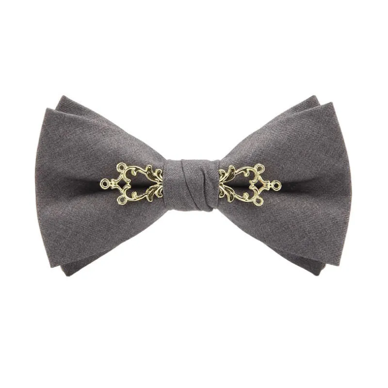 Men's Metallized Flower Festival Wedding Bow Tie sold by FloralTrip