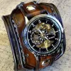 Men's Punk Steampunk Style Cuff Watch sold by FloralTrip
