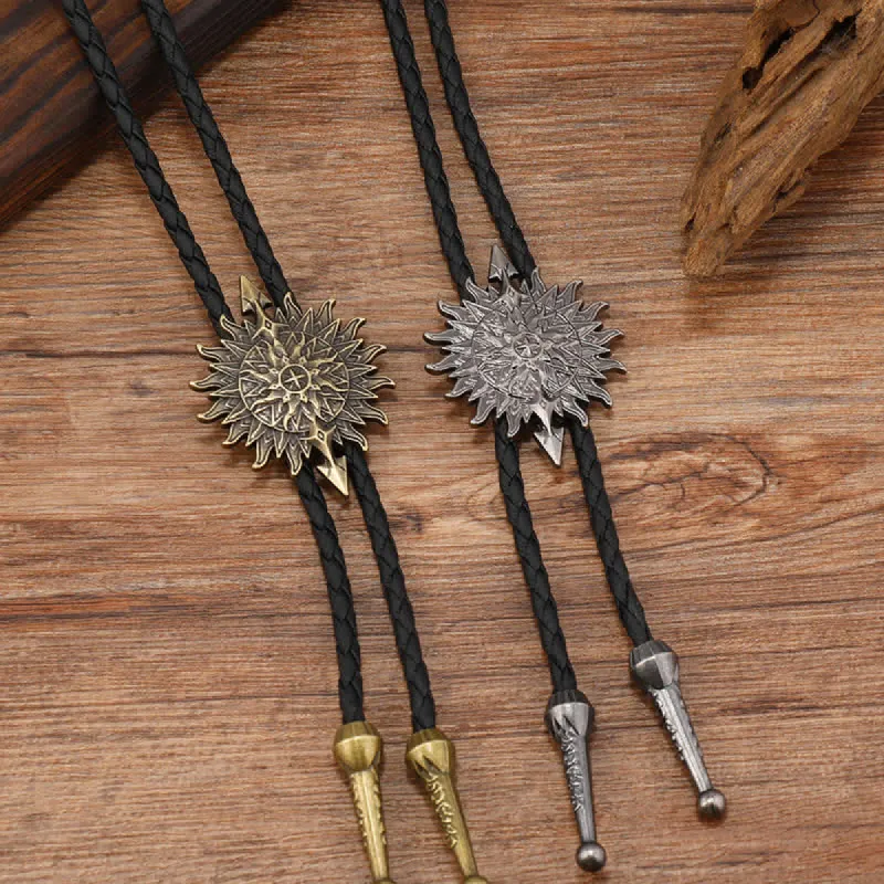 Vintage Sunflower Arrow Design Bolo Tie sold by FloralTrip
