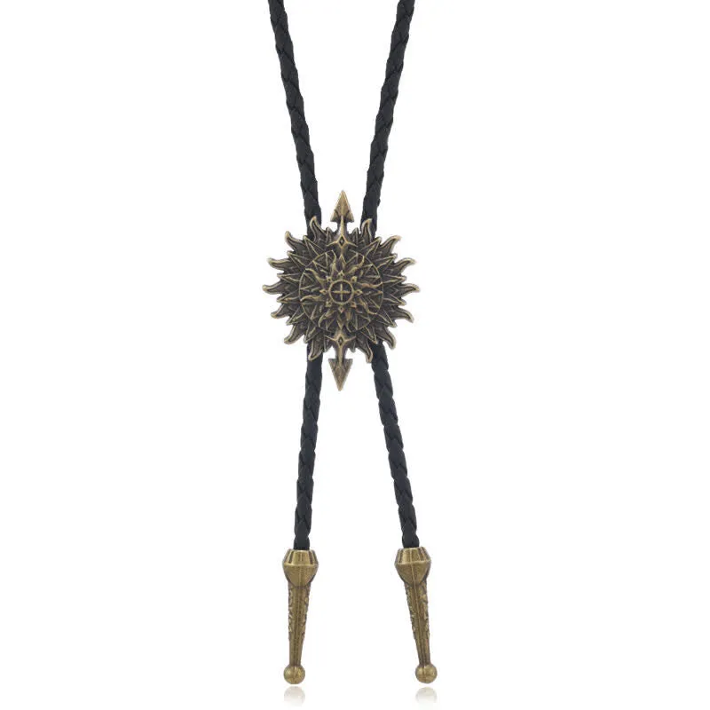 Vintage Sunflower Arrow Design Bolo Tie sold by FloralTrip product image thumbnail 3