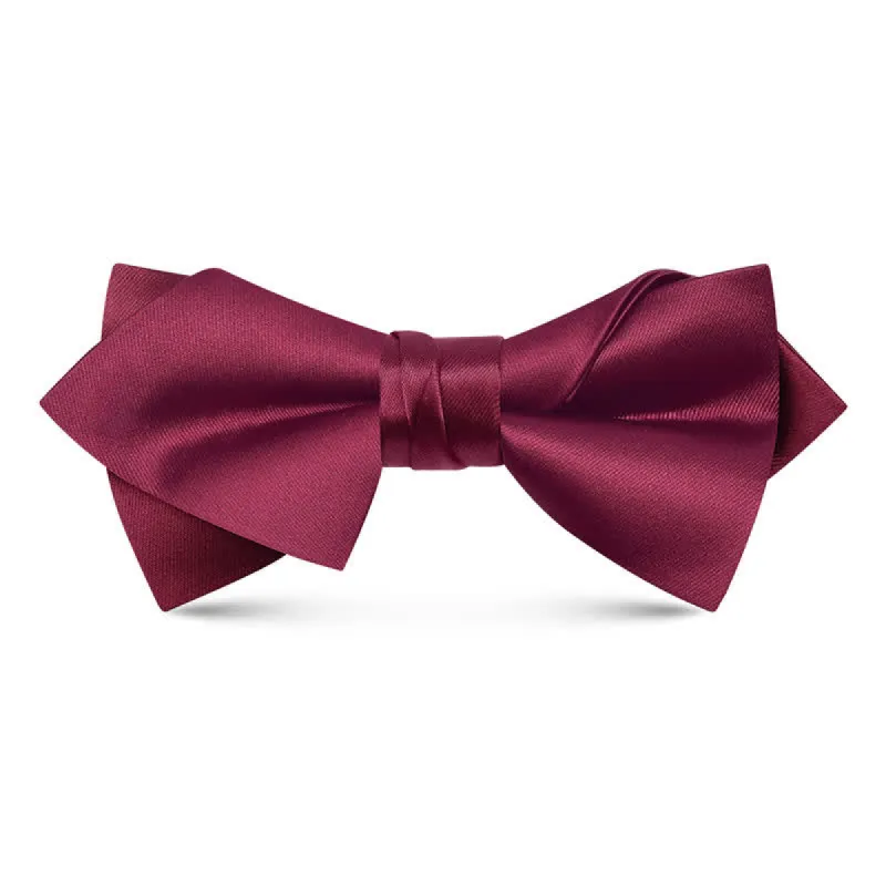 Men's Unique Irregular Double Layered Pointed Bow Tie sold by FloralTrip