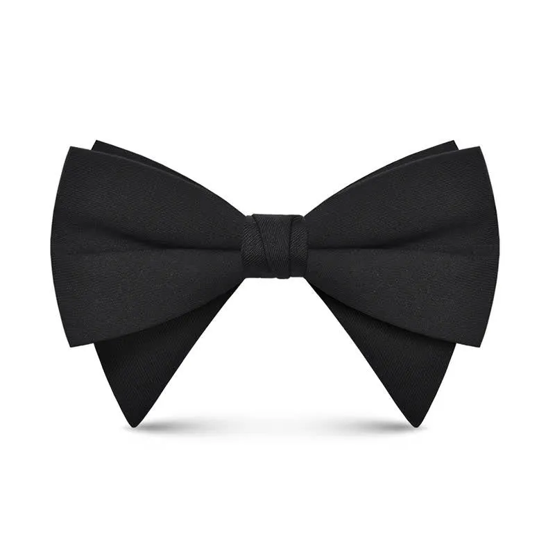 Men's Elegant Large Classic Oversized Pointed Bow Tie sold by FloralTrip