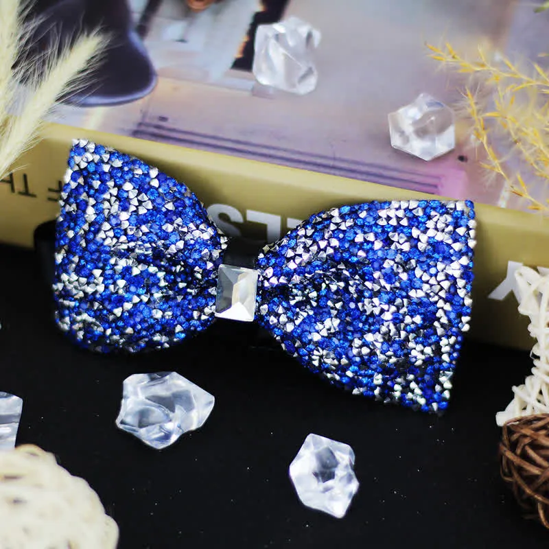 Men's Luxury Beaded Crystal Rhinestone Bow Tie sold by FloralTrip product image thumbnail 3