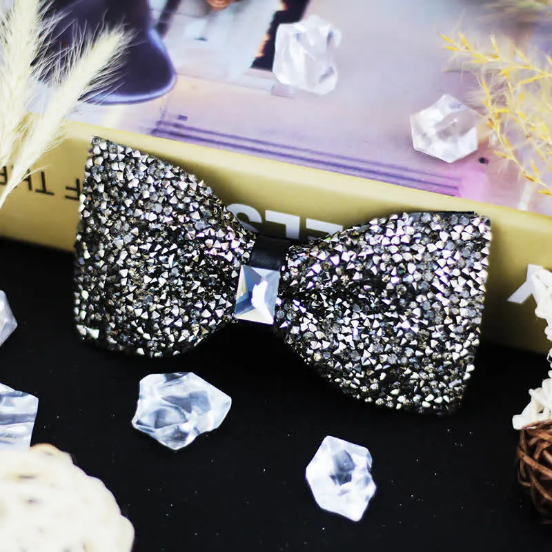 Men's Luxury Beaded Crystal Rhinestone Bow Tie sold by FloralTrip