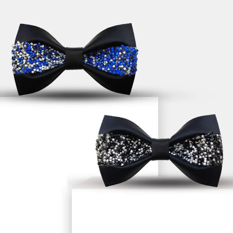 Men's Luxurious Rhinestone Gentleman Party Bow Tie sold by FloralTrip