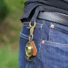 Retro Ancient Bronze Cowboy Hat Leather Keychain sold by FloralTrip