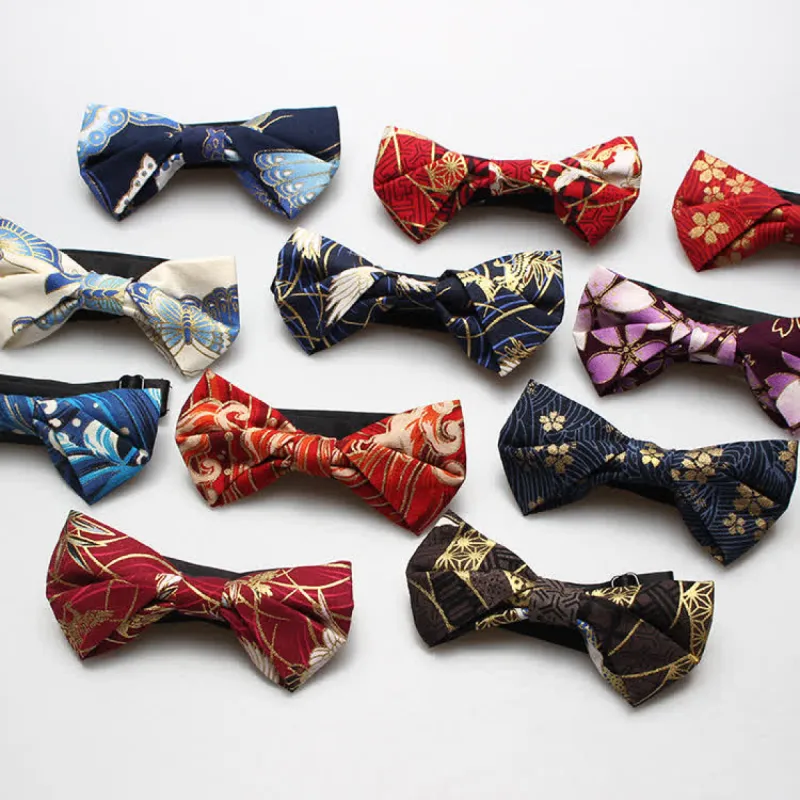 Men's Royal Pattern Wedding Cotton Bow Tie sold by FloralTrip