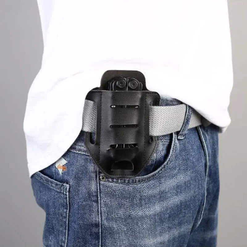 EDC Tactical Multi-tool Holster Leather Belt Bag sold by FloralTrip