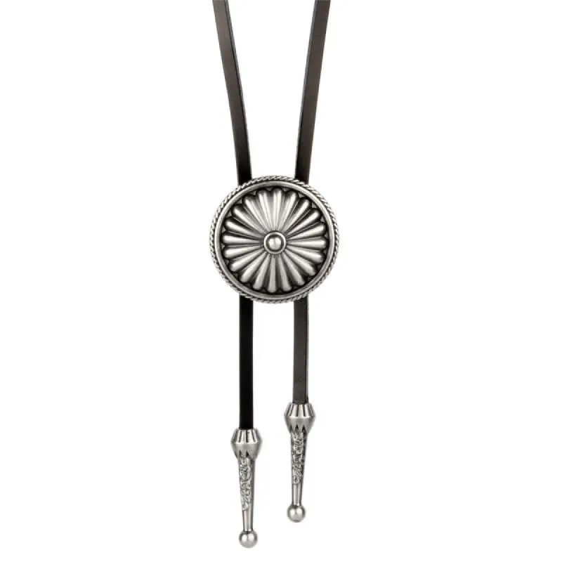 Round Concho Sweater Chain Bolo Tie sold by FloralTrip