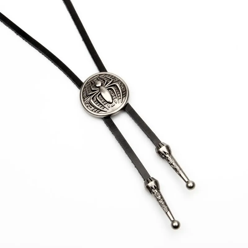 Spider Round Pendant Cowboy Bolo Tie sold by FloralTrip product image thumbnail 5