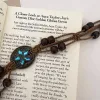 Women's Gemstone Wood Beads Boho Braided Waist Rope Belt sold by FloralTrip