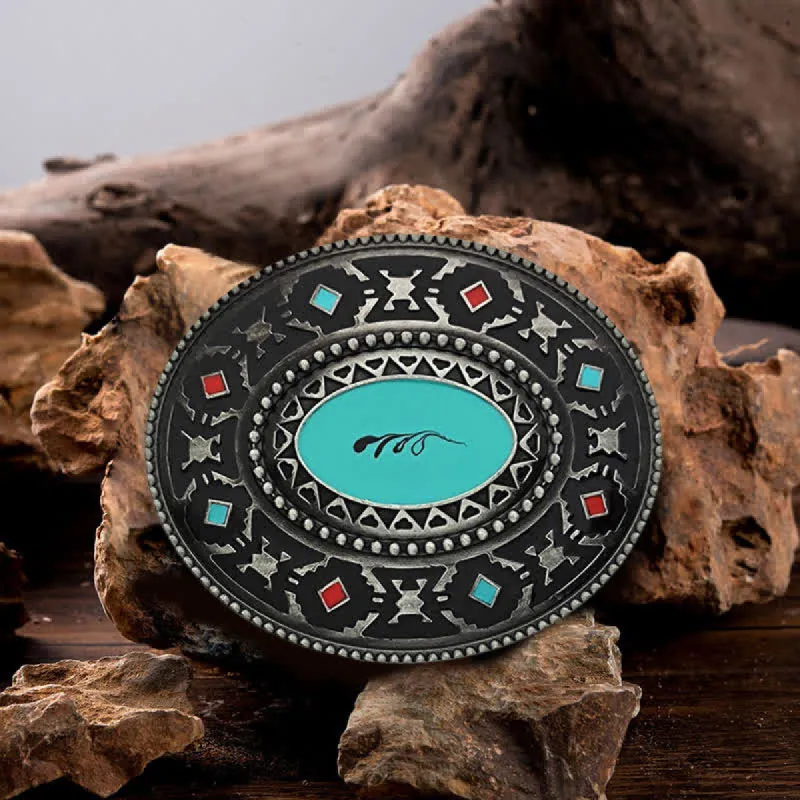 Men's DIY Western Colorul Enameled Leather Belt sold by FloralTrip