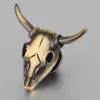 Men's Punk Charm Bull Head Brooch Pin sold by FloralTrip