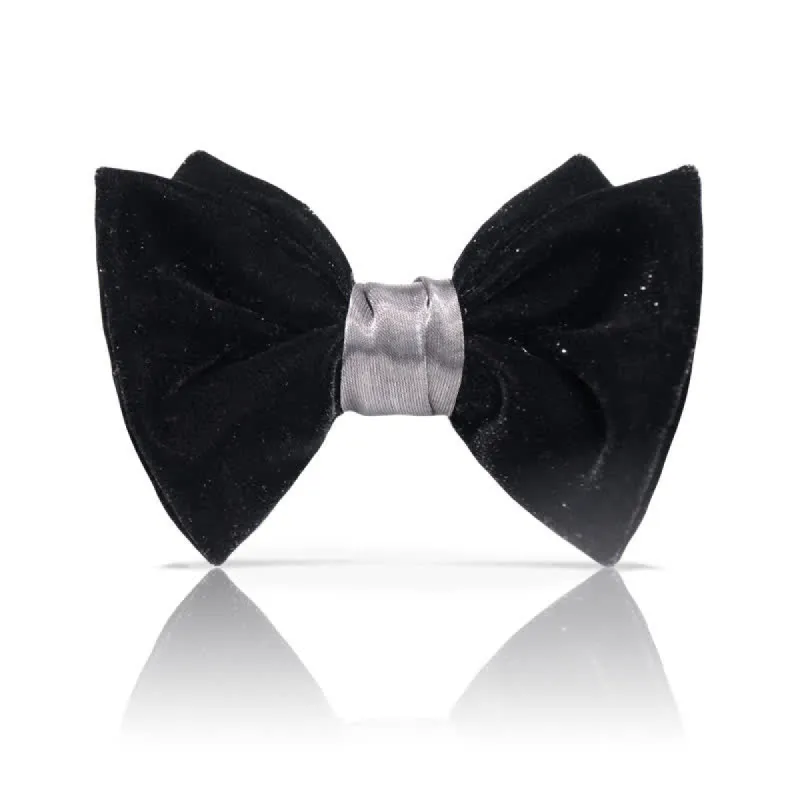 Men's Elegant Black Velvet Stunning Bow Tie sold by FloralTrip
