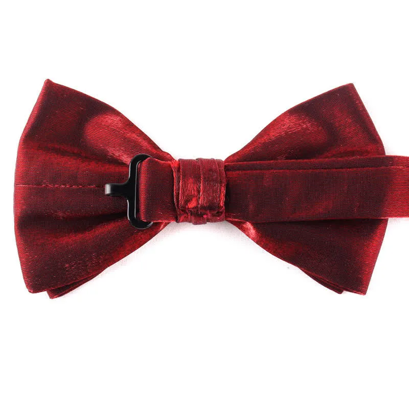 Men's Casual Candy Solid Color Double Layer Bow Tie sold by FloralTrip product image thumbnail 4