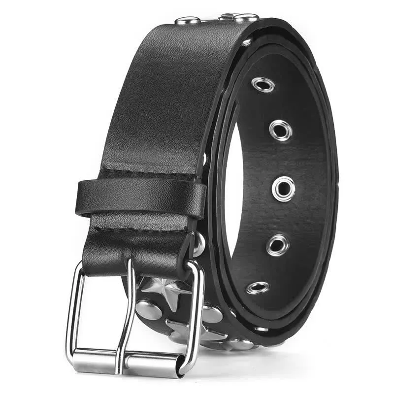 Punk Studded Rock Star Rivet Leather Belt sold by FloralTrip product image thumbnail 5