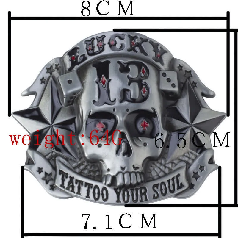 Men's DIY Enamel Skull Death Head Buckle Leather Belt sold by FloralTrip product image thumbnail 5