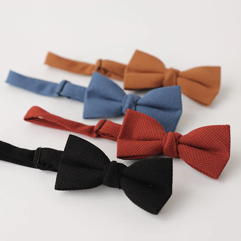 Men's Morandi Theme Solid Color Bow Tie sold by FloralTrip product image thumbnail 4