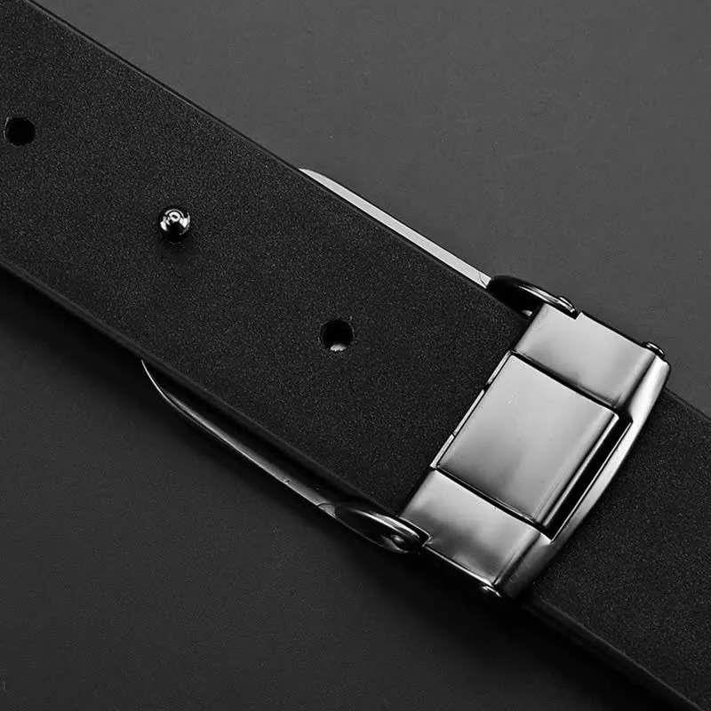 Men's Business Little Bee Hollow Buckle Leather Belt sold by FloralTrip product image thumbnail 4
