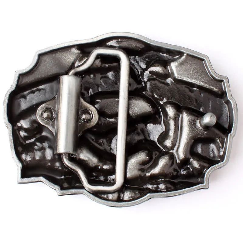 Men's DIY Hunting Deer In The Wild Buckle Leather Belt sold by FloralTrip product image thumbnail 2