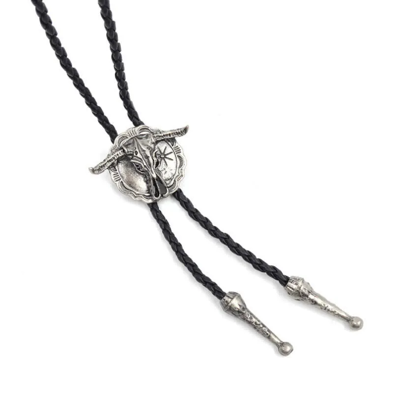 Wild Western Rodeo Bull Head Bolo Tie sold by FloralTrip