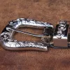 Unisex Vintage Small Rose Embossing Leather Belt sold by FloralTrip