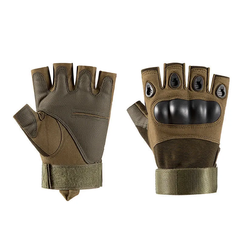 Non-Slip Half Finger Hands Protector Tactical Gloves sold by FloralTrip product image thumbnail 3