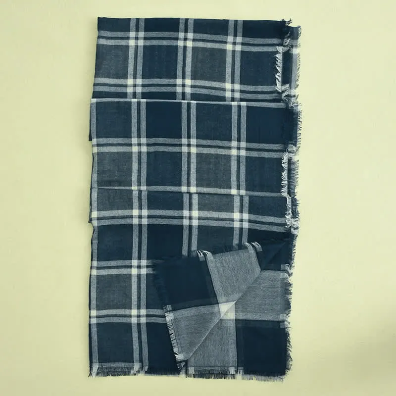 Men's Causal British Style Plaid Scarf sold by FloralTrip product image thumbnail 5