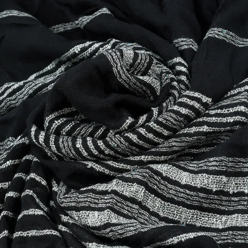 Men's Causal Horizonal Striped Soft Scarf sold by FloralTrip product image thumbnail 2