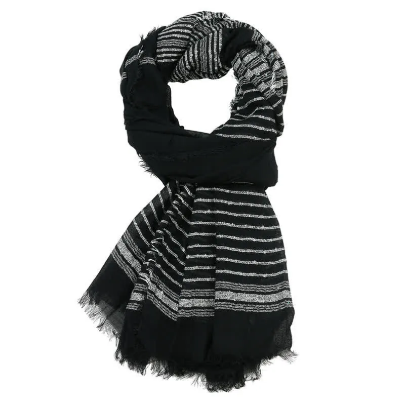 Men's Causal Horizonal Striped Soft Scarf sold by FloralTrip