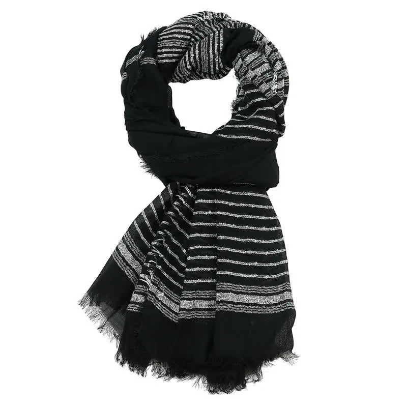 Men's Causal Horizonal Striped Soft Scarf sold by FloralTrip