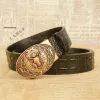 Men's Wild Goat Alligator Pattern Leather Belt sold by FloralTrip