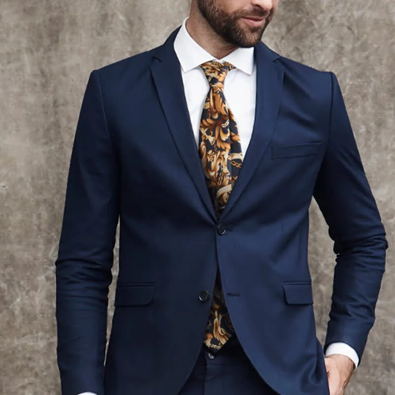 Men's Luxury Art Leaves Floral Necktie sold by FloralTrip product image thumbnail 2