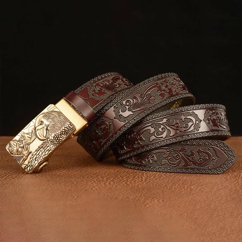 Men's Landscape Animal Eagle Leather Belt sold by FloralTrip product image thumbnail 4