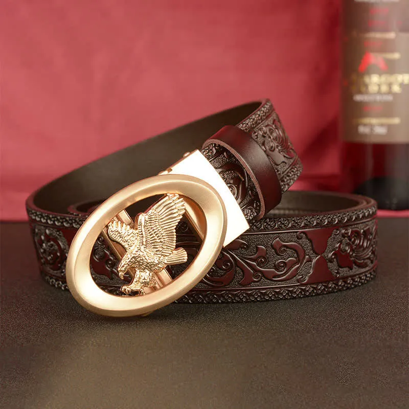 Men's Majesty Soaring Tercel Leather Belt sold by FloralTrip product image thumbnail 3