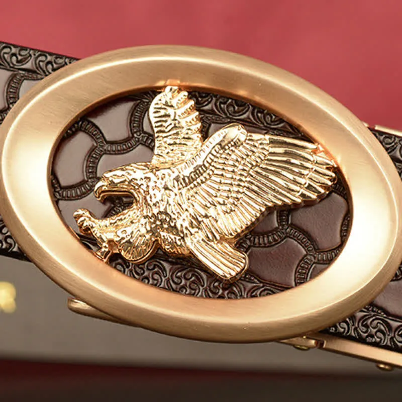 Men's Majesty Soaring Tercel Leather Belt sold by FloralTrip product image thumbnail 5