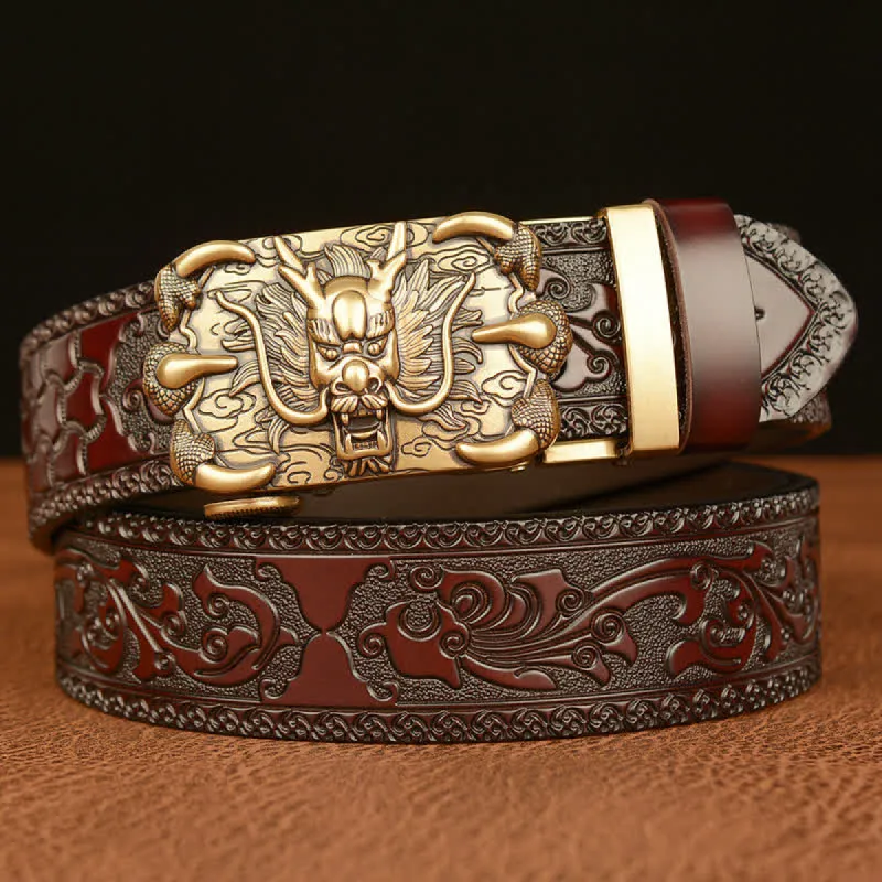 Men's Mighty Dragon Claw Leather Belt sold by FloralTrip