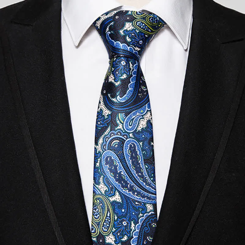 Men's Paisley Necktie sold by FloralTrip