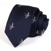 Men's MidnightBlue Flying Ducks Necktie sold by FloralTrip