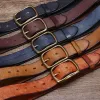 Men's Vintage Thicken Pure Cowhide Leather Belt sold by FloralTrip